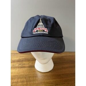 US Open 2011 Congressional Hat Cap Strap Back Mens Adjustable Logo Black